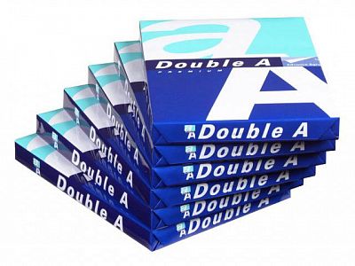 Бумага  A4 "Double A" , 500 л., 80 г/м2, класс А+, Белизна: 161%